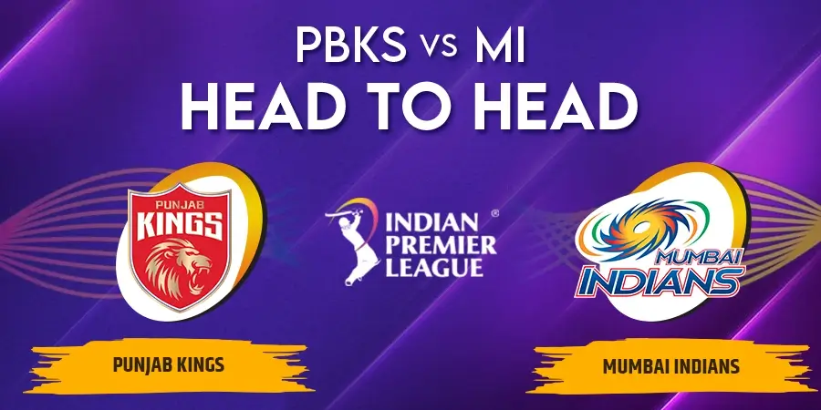 PBKS vs MI Head To Head Record - IPL 2023