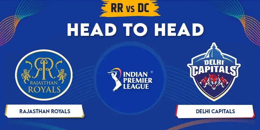RR vs DC Head To Head Record - IPL 2024