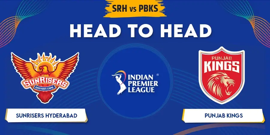 SRH vs PBKS Head To Head Record - IPL 2023