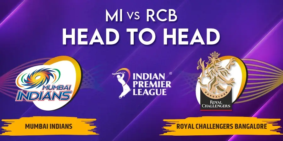 MI vs RCB Head To Head Record - IPL 2023