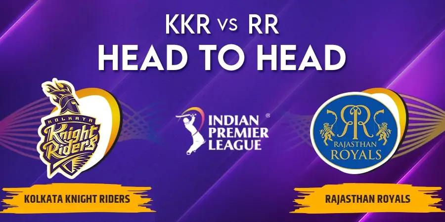 KKR vs RR Head To Head Record - IPL 2023