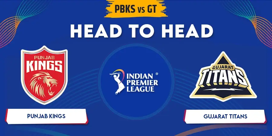 PBKS vs GT Head To Head Record - IPL 2023