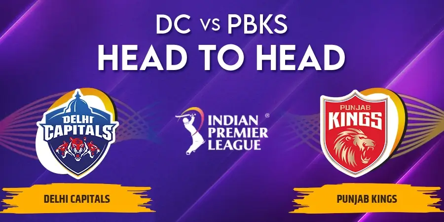 DC vs PBKS Head To Head Record - IPL 2023