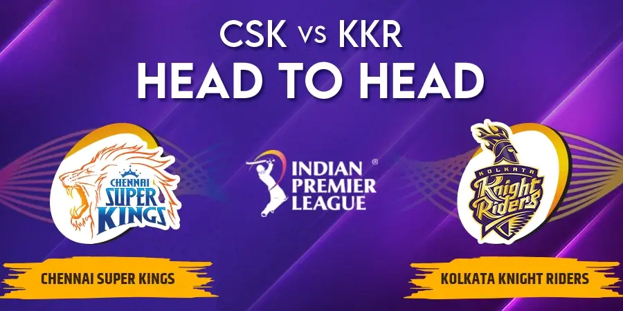CSK vs KKR Head To Head Record - IPL 2023