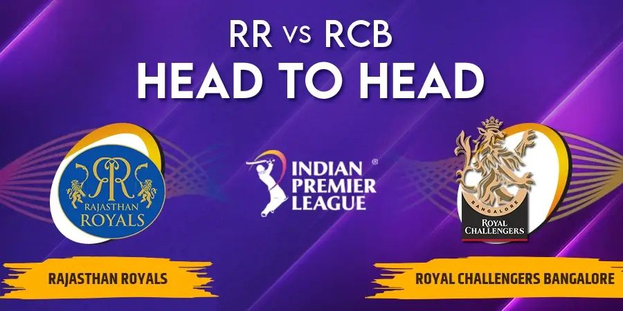 RR vs RCB Head To Head Record - IPL 2023