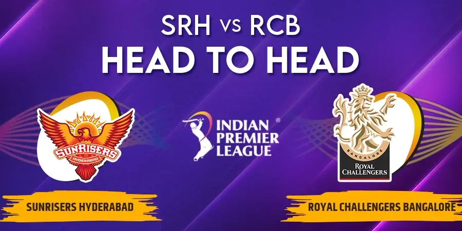SRH vs RCB Head To Head Record - IPL 2023