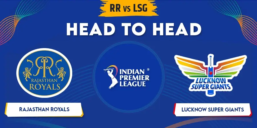 RR vs LSG Head To Head Record - IPL 2023