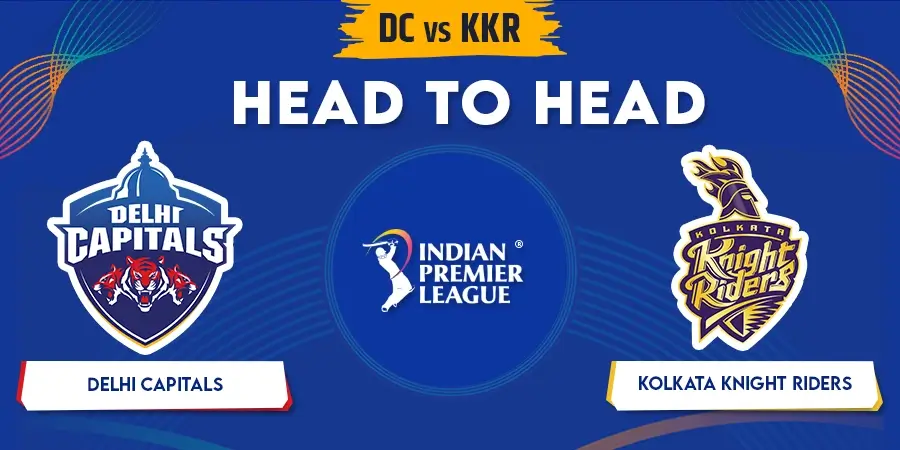 DC vs KKR Head To Head Record - IPL 2023