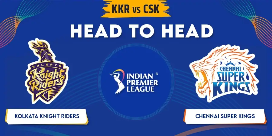 KKR vs CSK Head To Head Record - IPL 2023