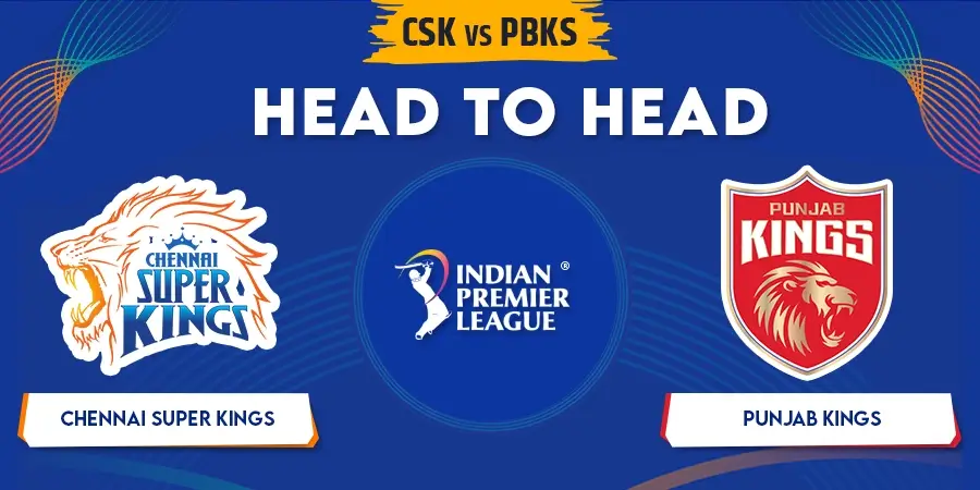 CSK vs PBKS Head To Head Record - IPL 2023