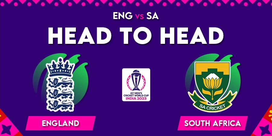 ENG vs SA Head To Head Record - Cricket World Cup 2023