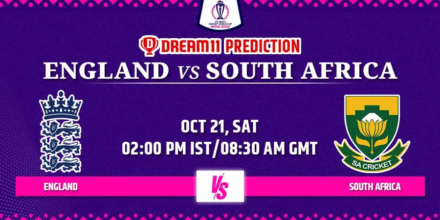 ENG vs SA Dream11 Team Prediction Cricket World Cup 2023