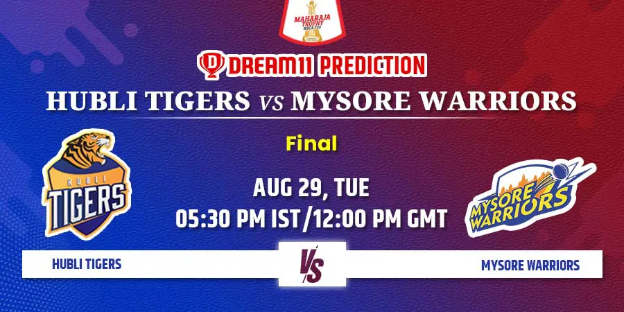 HT vs MW Dream11 Team Prediction Maharaja Trophy T20 2023 Final Match