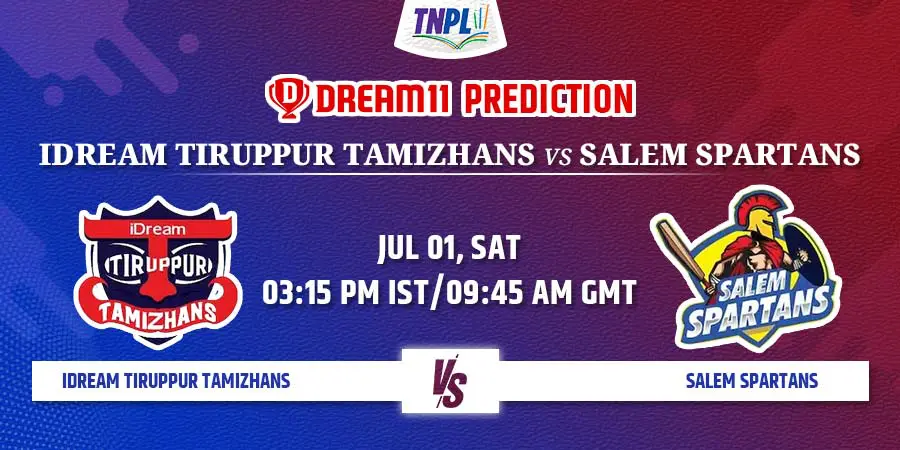ITT vs SS Dream11 Team Prediction TNPL 2023