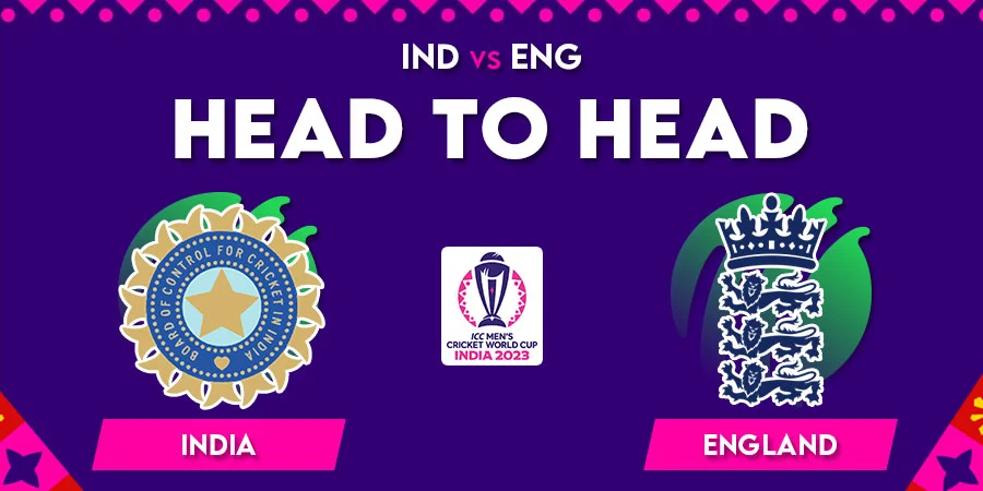 IND vs ENG Head To Head Record - Cricket World Cup 2023