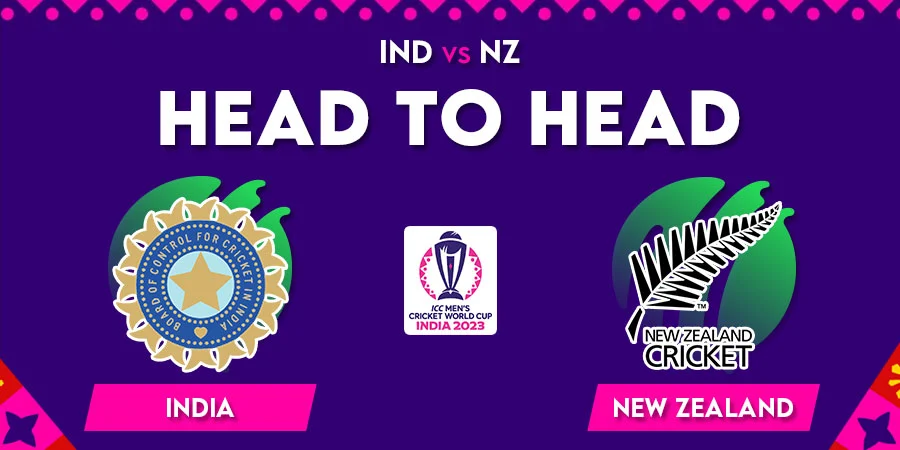 IND vs NZ Head To Head Record - Cricket World Cup 2023