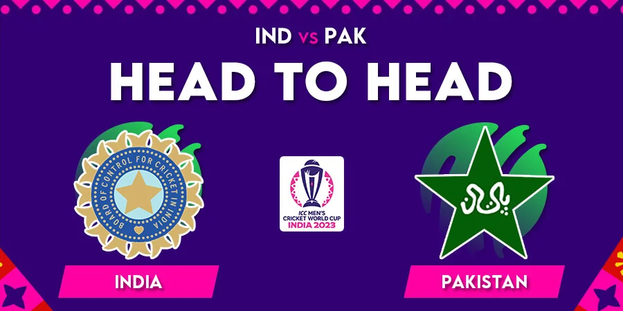 IND vs PAK Head To Head Record - Cricket World Cup 2023