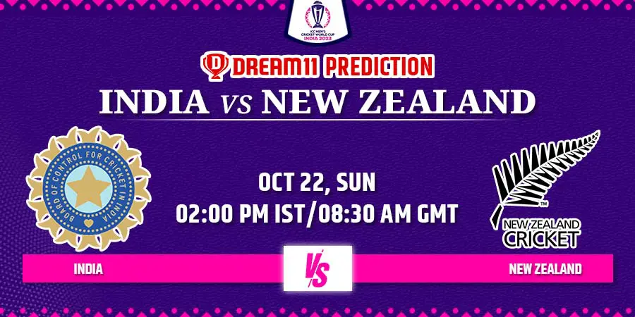 IND vs NZ Dream11 Team Prediction Cricket World Cup 2023
