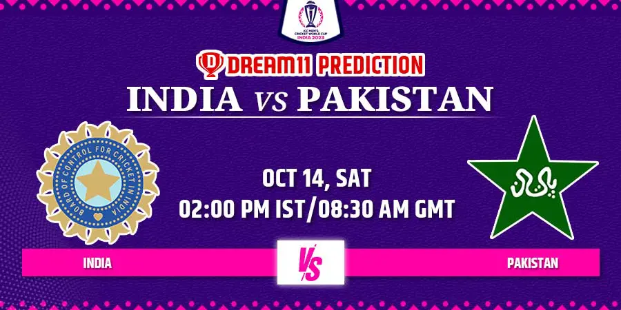 IND vs PAK Dream11 Team Prediction Cricket World Cup 2023