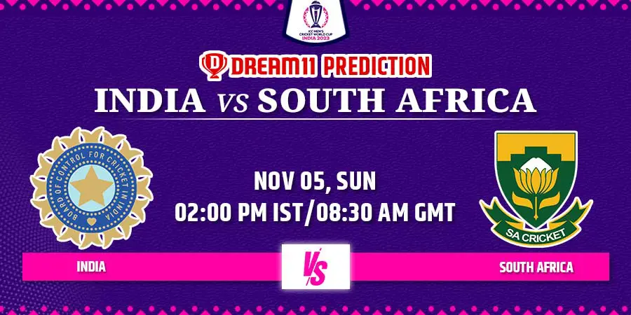 IND vs SA Dream11 Team Prediction Cricket World Cup 2023