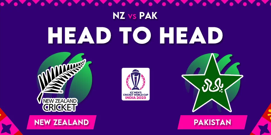 NZ vs PAK Head To Head Record - Cricket World Cup 2023