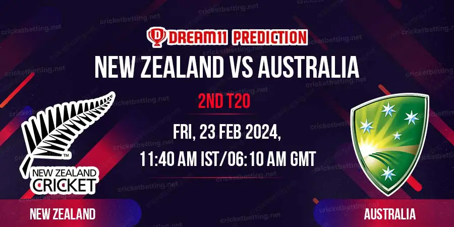 New Zealand vs Australia Dream11 Team Prediction 2nd T20 2024