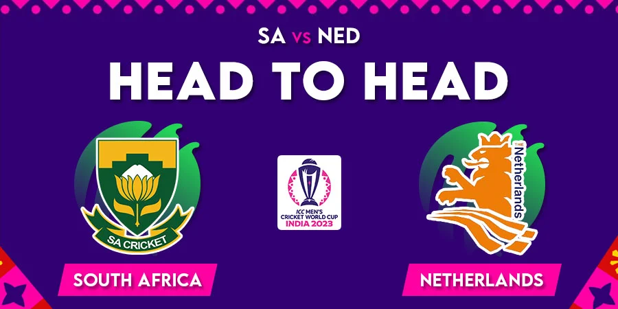SA vs NED Head To Head Record - Cricket World Cup 2023