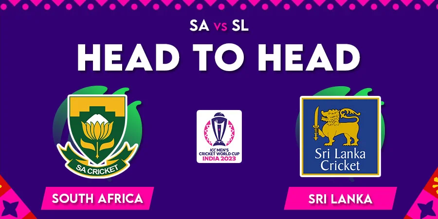 SA vs SL Head To Head Record - Cricket World Cup 2023