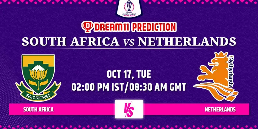 SA vs NED Dream11 Team Prediction Cricket World Cup 2023