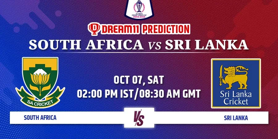 SA vs SL Dream11 Team Prediction World Cup 2023