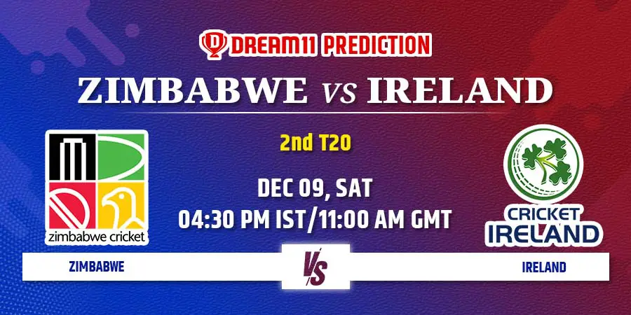 ZIM vs IRE Dream11 Team Prediction 2nd T20