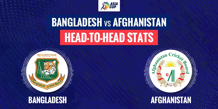 Asia Cup 2022: Bangladesh vs Afghanistan Head to Head Record