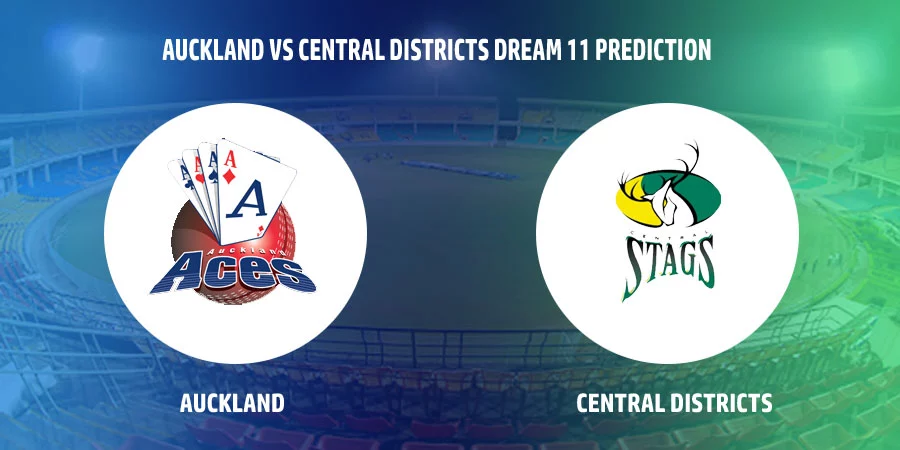 Super Smash T20 2021-22 - Auckland Aces (AA) vs Central Stags (CS) T20 Match Today Dream11 Prediction, Playing 11, Captain, Vice Captain, Head to Head