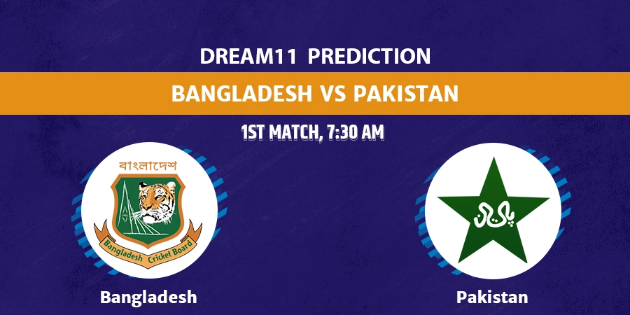 BAN vs PAK T20 Dream11 Team Prediction