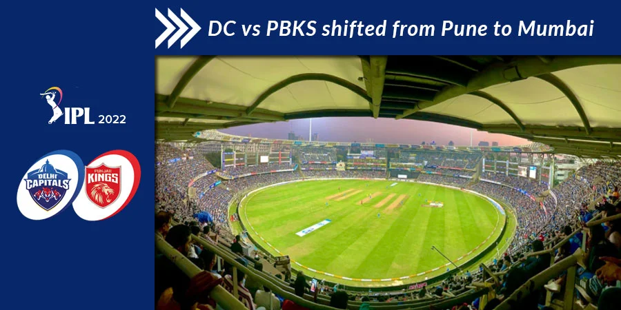 DC vs PBKS venue shifted from MCA Pune to Brabourne Stadium Mumbai