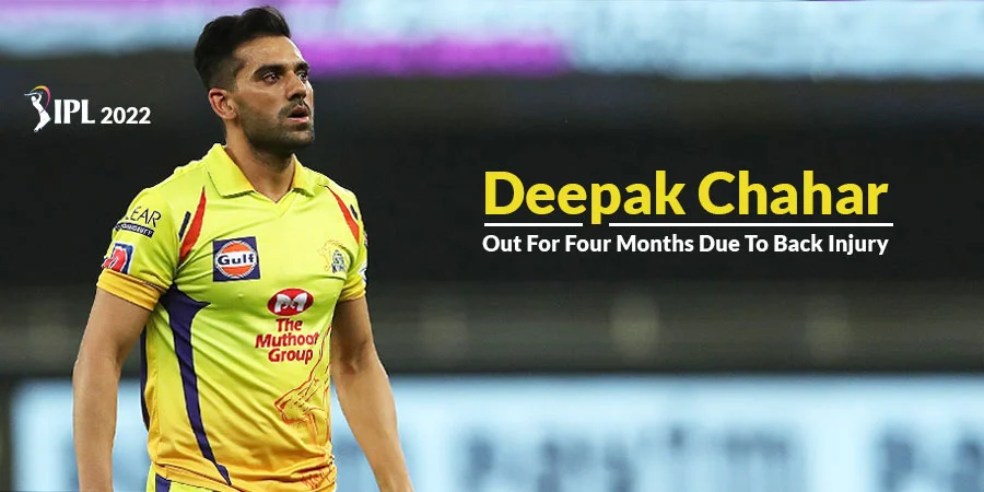 Deepak Chahar Out Of Action For Four Months, Likely To Miss T20 World Cup