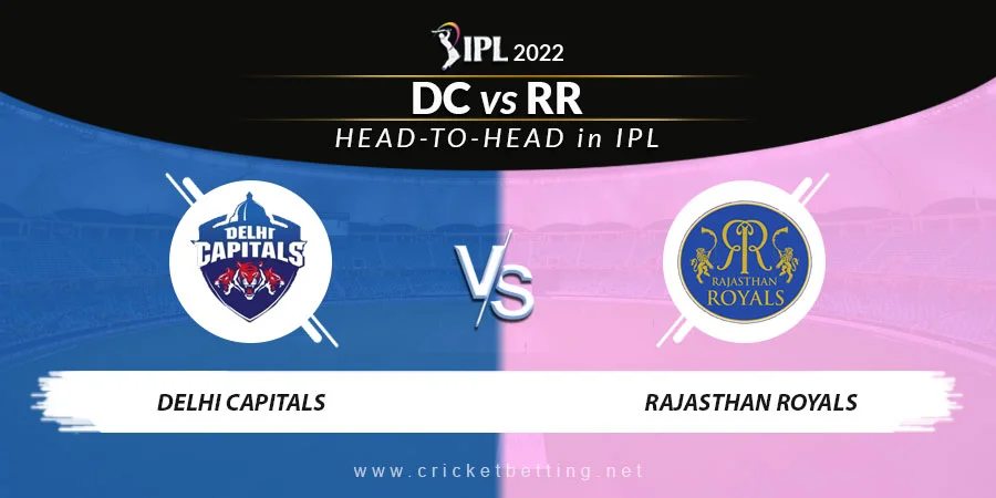 DC vs RR Head To Head Record - IPL 2022