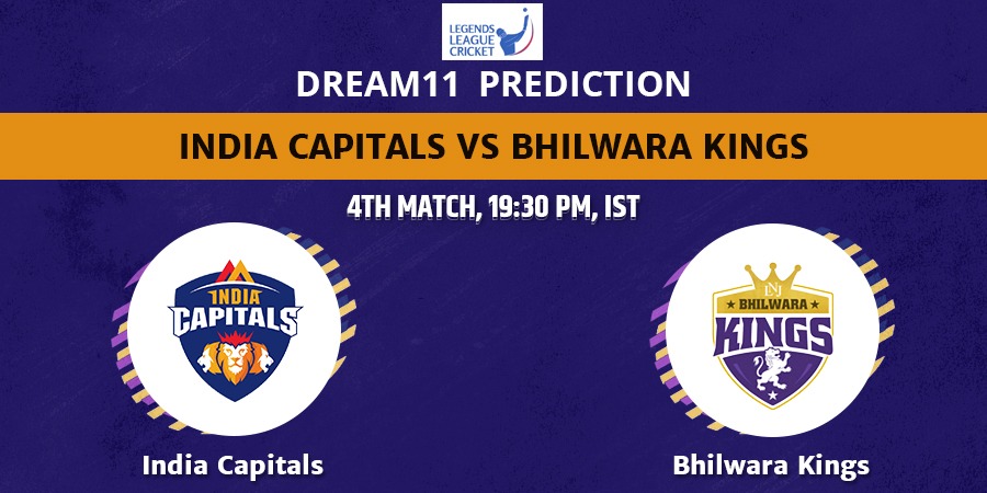 IC vs BHK Dream11 Team Prediction Legends League Cricket 2022