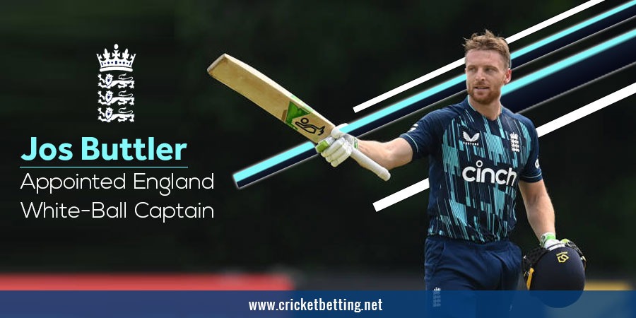 Jos Buttler appointed as white-ball captain for England