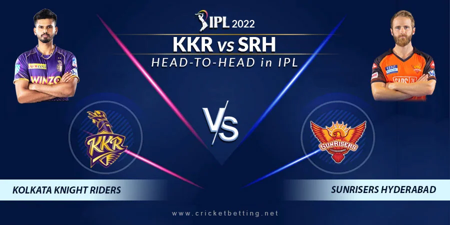 KKR vs SRH Head To Head Record - IPL 2022