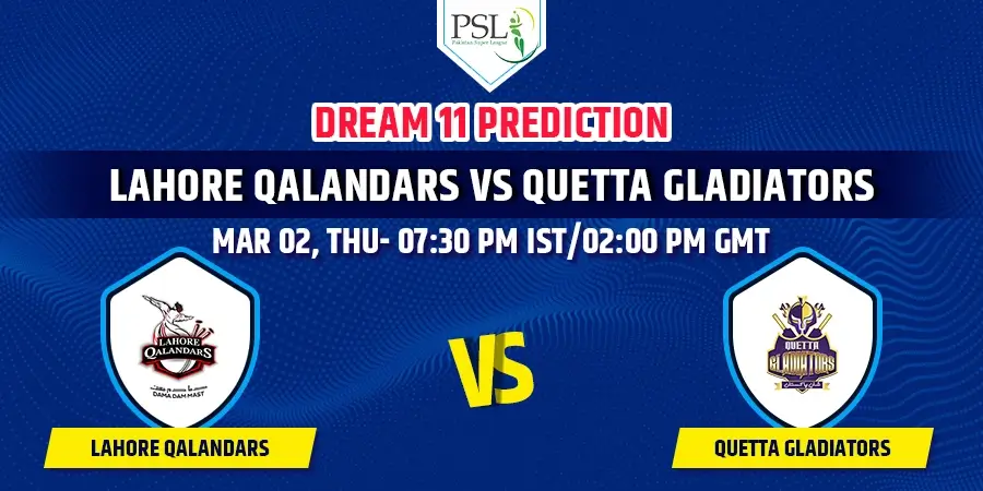 LAH vs QUE Dream11 Team Prediction PSL 2023