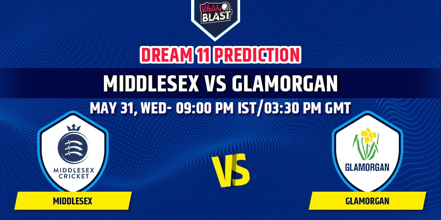 MID vs GLA Dream11 Team Prediction Vitality T20 Blast 2023