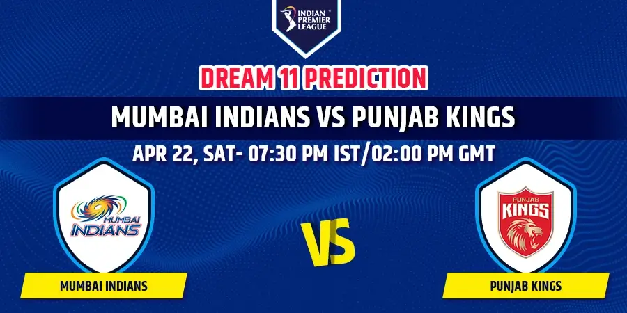 MI vs PBKS Dream11 Team Prediction IPL 2023