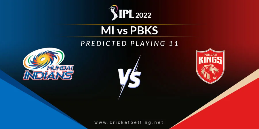 MI vs PBKS Predicted Playing 11 - IPL 2022 Match 23