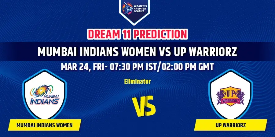 MI-W VS UP-W Dream11 Team Prediction Eliminator WPL 2023