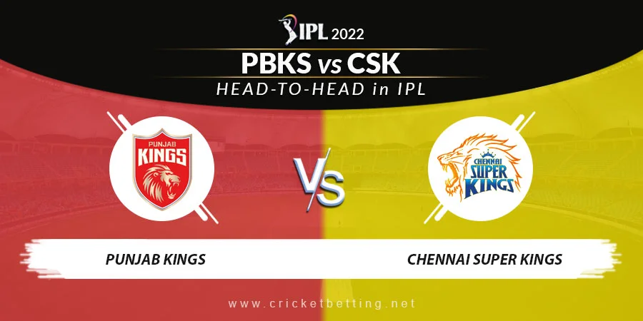 PBKS vs CSK Head To Head Record - IPL 2022