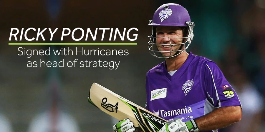 Ricky Ponting signed as head of strategy for Hobart Hurricanes