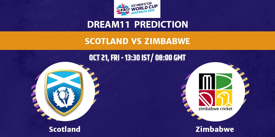 Scotland vs Zimbabwe Dream11 Team Prediction T20 World Cup 2022
