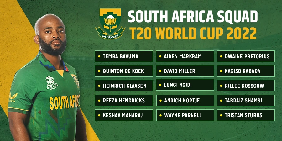 ICC T20 World Cup 2022: South Africa Announces 15-man Squad