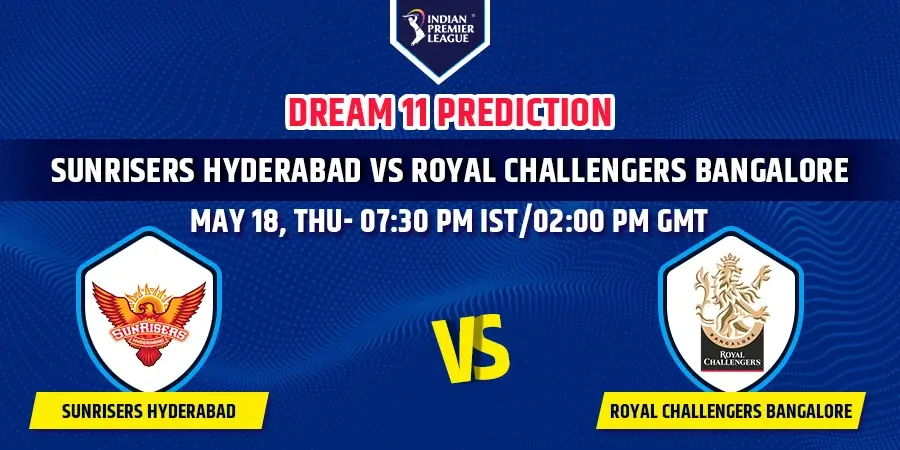 SRH vs RCB Dream11 Team Prediction IPL 2023